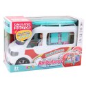 Mobilny Szpital Karetka Ambulans Z Noszami 2W1 Lalka Doktor Akcesoria LEAN Toys