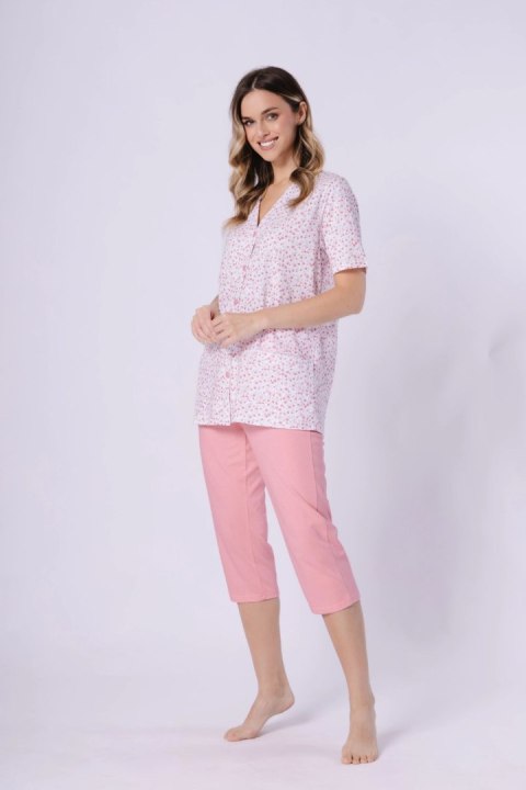 Piżama Damska Model Odetta 1722 Coral/White - M-Max M-Max