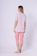 Piżama Damska Model Odetta 1722 Coral/White - M-Max M-Max