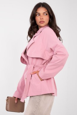 Płaszcz Damski Model IT-PL-FL10069.65 Light Pink - Rue Paris Rue Paris