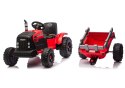 Traktor Na Akumulator CH9959B Z Przyczepą Czerwony 24V LEAN CARS
