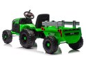 Traktor Na Akumulator CH9959B Z Przyczepą Jasno Zielony 24V LEAN CARS