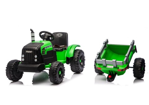 Traktor Na Akumulator CH9959B Z Przyczepą Jasno Zielony 24V LEAN CARS