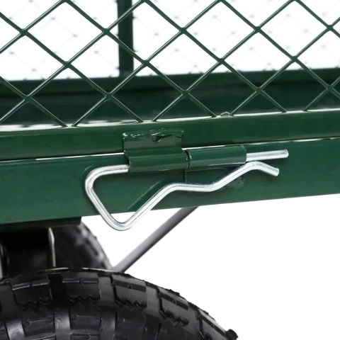 Wózek Ogrodowy Transportowy Składany Przyczepka Stalowa 200 kg LEAN