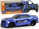 Zdalnie Sterowane Auto Sportowe 1:24 Wyścigi Niebieski Przyciemniane Szyby LEAN Toys