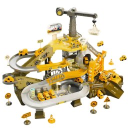 Zestaw Interaktywny Parking Górniczy Tor Pojazdów Budowlanych Kopalnia LEAN Toys