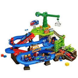 Zestaw Interaktywny Tor Kolejowy Górniczy Tor Pociągi Towarowe Kopalnia LEAN Toys