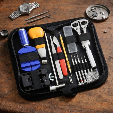 Zestaw Naprawczy Do Zegarków Profesjonalne Narzędzia Etui 147 el. LEAN
