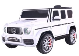 Auto Na Akumulator Mercedes G63 S306-1 Biały LEAN CARS