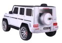 Auto Na Akumulator Mercedes G63 S306-1 Biały LEAN CARS