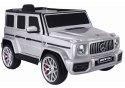 Auto Na Akumulator Mercedes G63 S306-1 Srebrny LEAN CARS