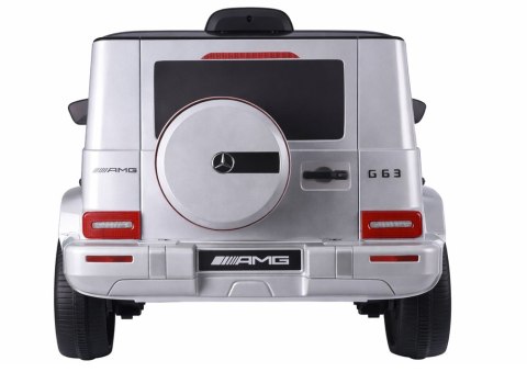 Auto Na Akumulator Mercedes G63 S306-1 Srebrny LEAN CARS