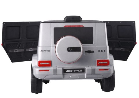 Auto Na Akumulator Mercedes G63 S306-1 Srebrny LEAN CARS