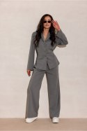 Bluzka Model Aveline SZJ BLU0231 Light Grey - Roco Fashion Roco Fashion