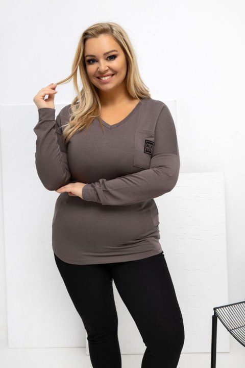 Bluzka Model RV-BZ-A-161.63 Brown - Relevance Relevance