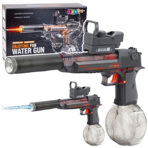 Elektryczny Pistolet Broń Na Wodę Podświetlenie LED Zasięg 8M LEAN Toys