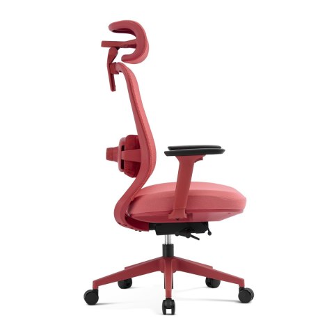 Fotel biurowy ergonomiczny ANGEL fizjO czerwony z funkcją masażu ANGEL