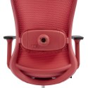 Fotel biurowy ergonomiczny ANGEL fizjO czerwony z funkcją masażu ANGEL