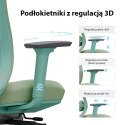 Fotel biurowy ergonomiczny ANGEL fizjO miętowy z funkcją masażu ANGEL