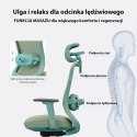 Fotel biurowy ergonomiczny ANGEL fizjO miętowy z funkcją masażu ANGEL