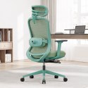 Fotel biurowy ergonomiczny ANGEL fizjO miętowy z funkcją masażu ANGEL