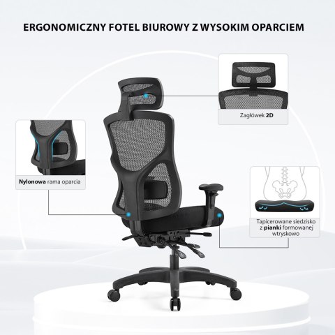 Fotel biurowy ergonomiczny Angel obrotowy ergOmed ANGEL