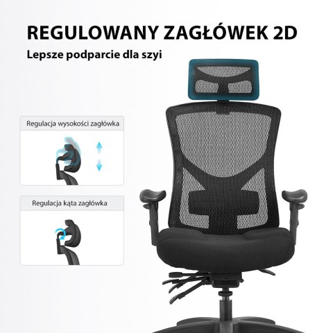 Fotel biurowy ergonomiczny Angel obrotowy ergOmed ANGEL