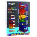 Klocki Konstrukcyjne Edukacyjne Tor Zjeżdżalnia Dla Kulek Kolorowy 550 el. LEAN Toys