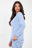 Piżama Damska Model DU-PI-FP-007.69 Light Blue - Forever Pink Forever Pink