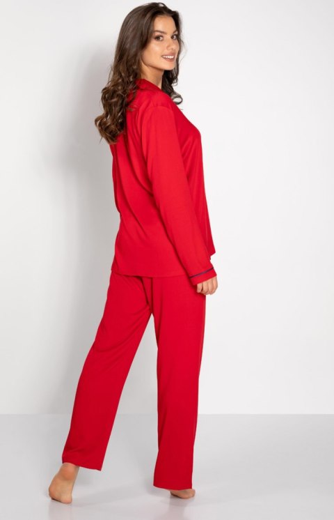 Piżama Damska Model The One Red - Momenti Per Me Momenti Per Me