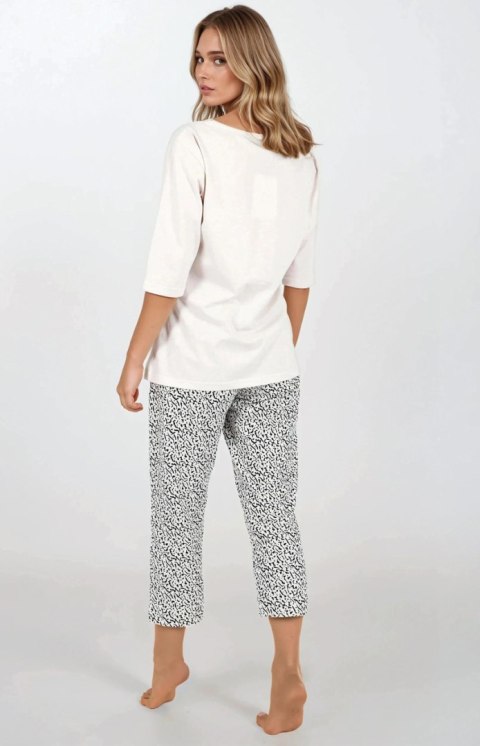 Piżama Damska Model Your Emotions Beige - Momenti Per Me Momenti Per Me