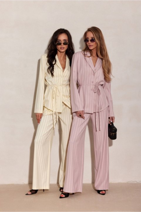 Spodnie Damskie Model Anette ROZ SPD0049 Pink - Roco Fashion Roco Fashion