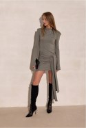 Sukienka Model Nevira KHK SUK0536 Khaki - Roco Fashion Roco Fashion