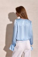 Bluzka Model Soraya BLE BLU0230 Błękit - Roco Fashion Roco Fashion
