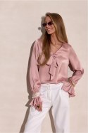 Bluzka Model Soraya ROZ BLU0230 Pink - Roco Fashion Roco Fashion