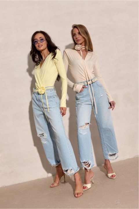 Body Model Diana ZOL BLU0222 Yellow - Roco Fashion Roco Fashion