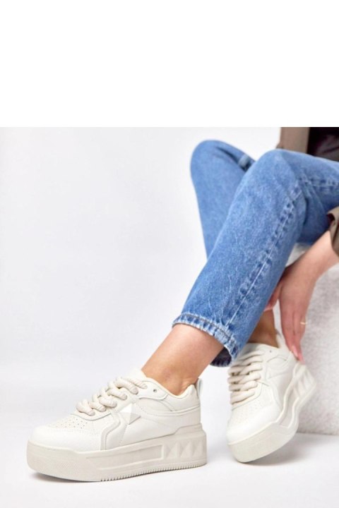 Buty Sportowe Model Alessandra MB189-1 Beige - Solea Solea