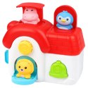 Domek Interaktywny Edukacyjny Dla Malucha Wyskakujące Zwierzątka LEAN Toys