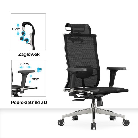 Fotel biurowy ergonomiczny ANGEL iO ANGEL