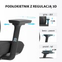 Fotel biurowy ergonomiczny ANGEL runO czarny ANGEL