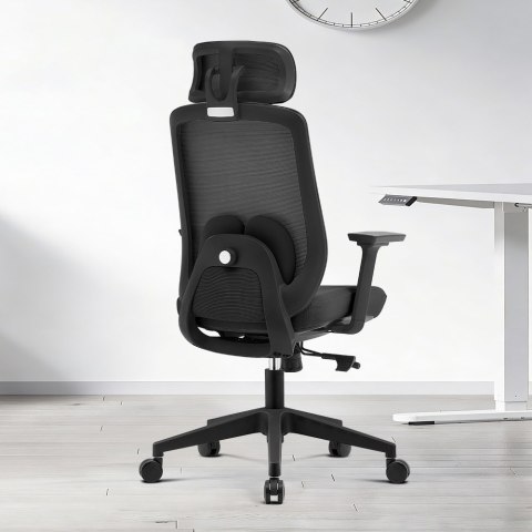 Fotel biurowy ergonomiczny ANGEL runO czarny ANGEL