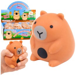 Gniotek Antystresowy Kapibara Miękki Squishy Brązowa 7 cm LEAN TOYS