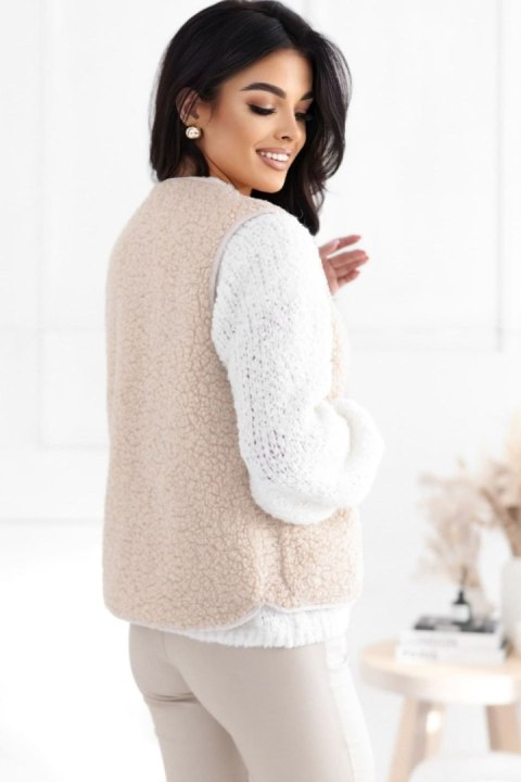 Kamizelka Model CS-KZ-1404.99P Light Beige - Factory Price Factory Price