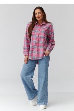 Koszula Damska Model C35 Wzór 9 - Makadamia Makadamia