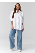 Koszula Damska Model C46 White - Makadamia Makadamia