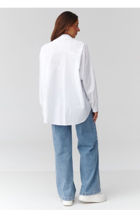 Koszula Damska Model C46 White - Makadamia Makadamia