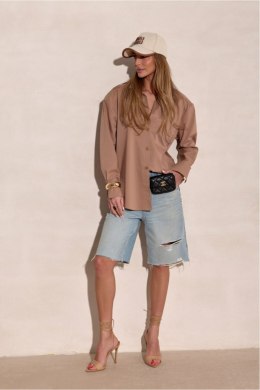 Koszula Damska Model Calista CAM BLU0229 Camel - Roco Fashion Roco Fashion