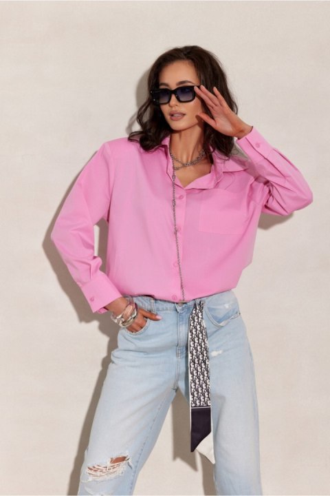 Koszula Damska Model Calista JAM BLU0229 Amarant - Roco Fashion Roco Fashion