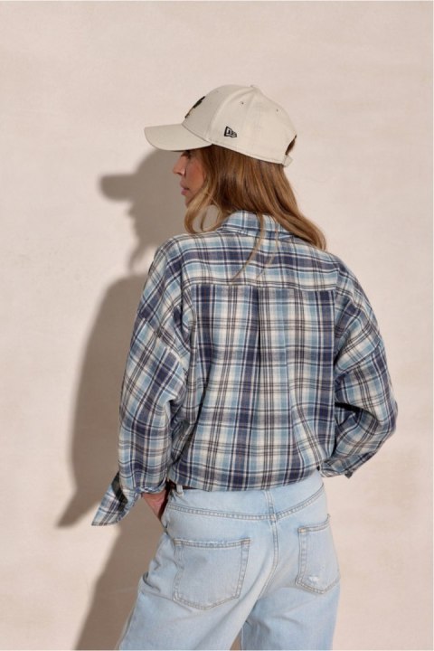 Koszula Damska Model Salina BLU0228 A50 Multicolor - Roco Fashion Roco Fashion