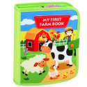 Książeczka Edukacyjna Sensoryczna Dla Dzieci Farma 20 Aktywności LEAN Toys